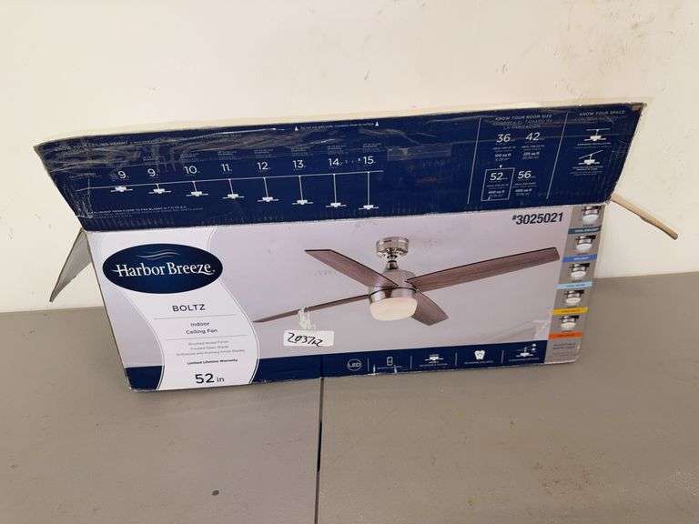 Harbor Breeze Boltz 52in Indoor Ceiling Fan image