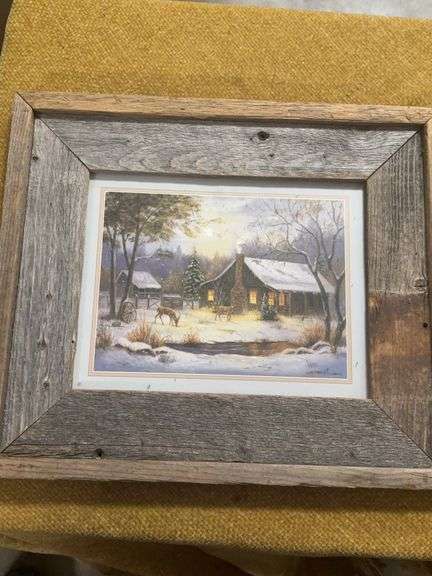 CHRISTMAS SCENE FRAMED image