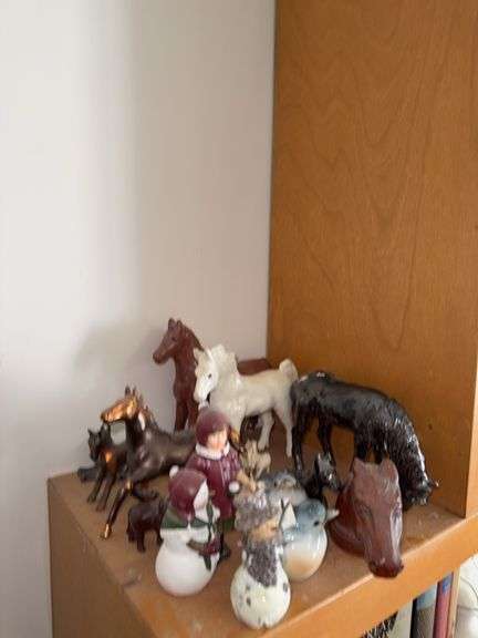 Ceramic Horse and Animal Figurine Collection