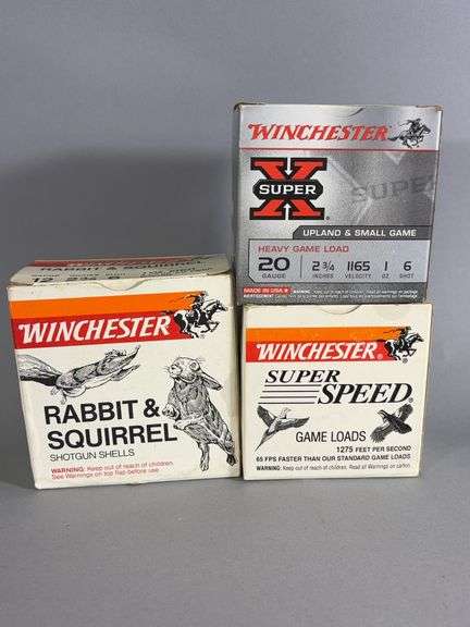 Winchester Super Speed and Super X 20 Gauge and 12 Gauge Shotgun Shells image