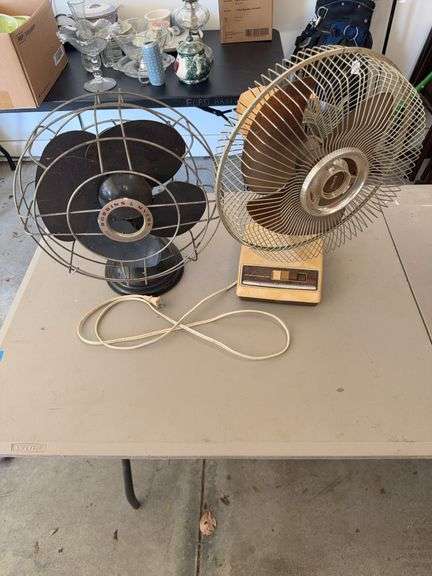 Two Table Fans: Robbins & Myers and Tasio image