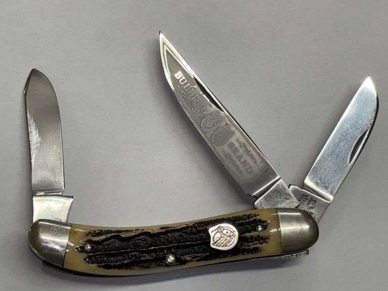 Bulldog Brand Hand Crafted Pocket Knife with Original Box image