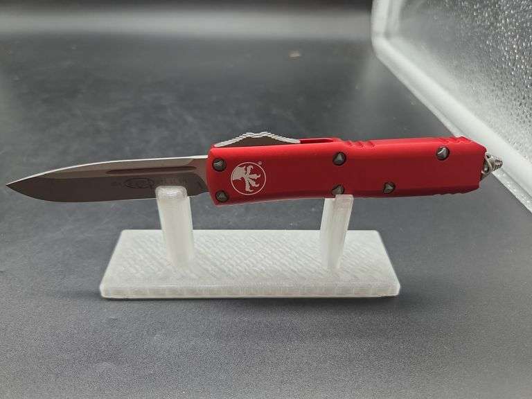 Microtech UTX-85 S/E Red OTF Knife image