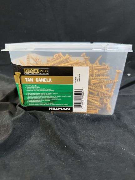 Hillman Deck Plus Tan Canela Wood Screws 5lb Box