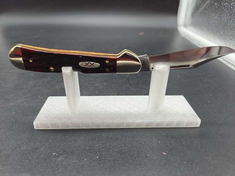 Case XX Mahogany Bone Peach Seed Jig Mini CopperLock Knife No. 25134 image