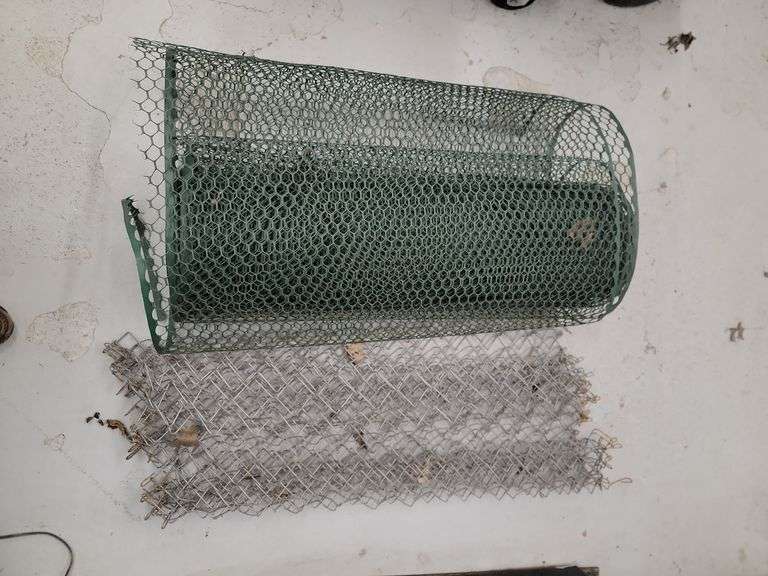 Green Vinyl Coated Wire Mesh and Metal Fencing image