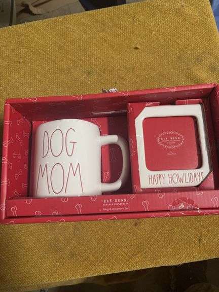 NEW IN BOX RAE DUNN COFFEE CUP AND PICTURE FRAME image