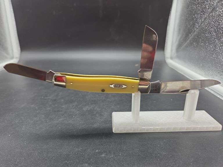 Case XX Yellow Synthetic Smooth Stockman 3-Blade Pocket Knife image
