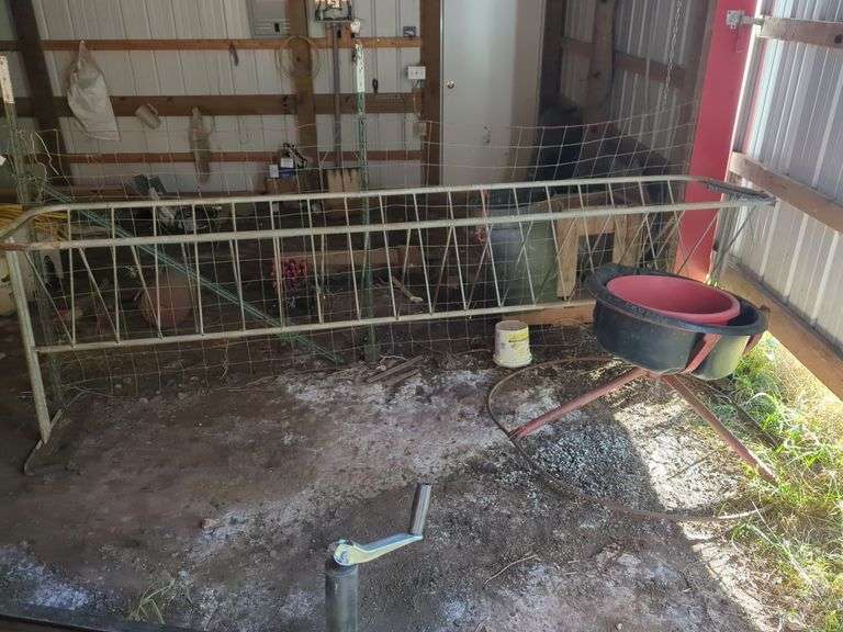 Livestock Equipment: Tarter Brand Mineral Feeder and Hay Feeder