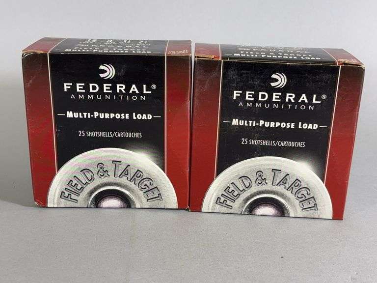 Two Boxes of Federal Ammunition 12 Gauge, Multi-Purpose Load image