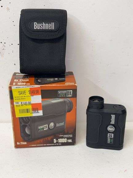 Bushnell Scout DX 1000 ARC Laser Rangefinder with Box and Case image