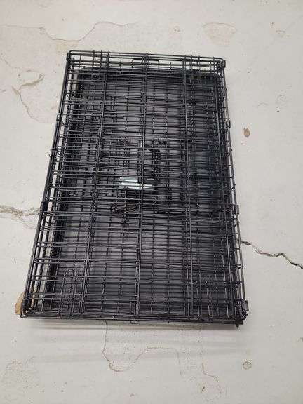 Black Wire Dog Crate - 32 x 21 inches image