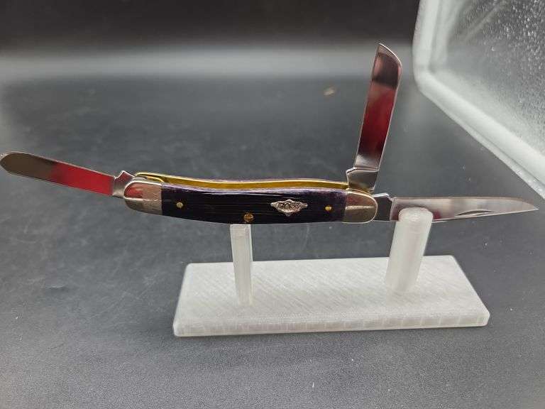 Case XX 6318 SS Purple Bone Stockman Knife image