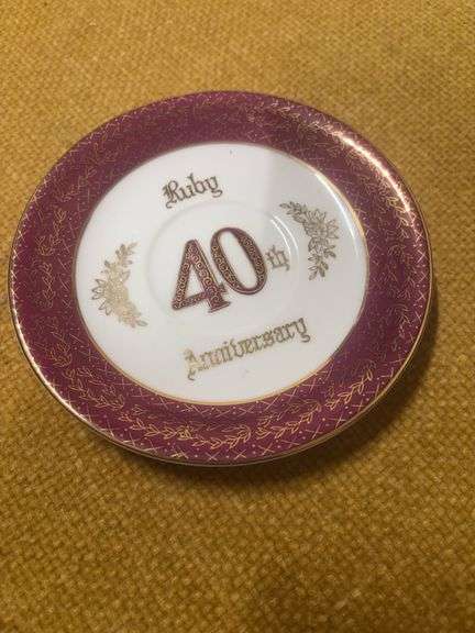 40TH ANNIVERSARY PLATE image
