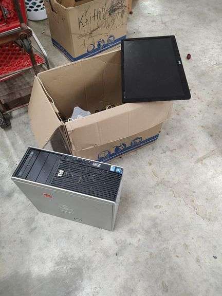 HP HARD DRIVE WITH ACER MONITOR image