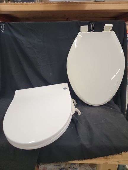 Two Toilet Seats image