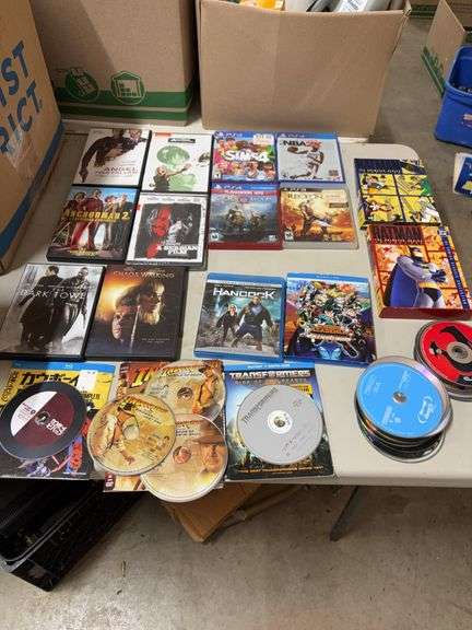 DVD MOVIES- & PLAY STAION GAMES- AND SEVERAL LOOSE MOVIES image