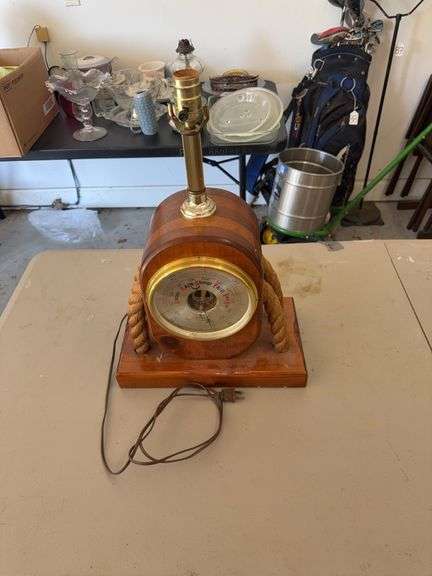 Carrington Barometer Lamp image