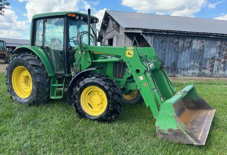 John Deere 6420 Tractor with Front End Loader image