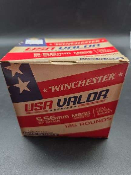 Winchester USA Valor 5.56mm M855 Ammunition - 125 Rounds image