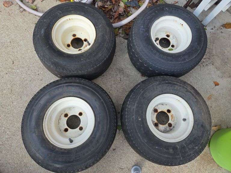 Four Golf Cart Tires 18x8.50-8