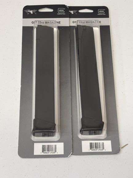 Lot of 2 New in Package Glock 17 33rd Magazines image