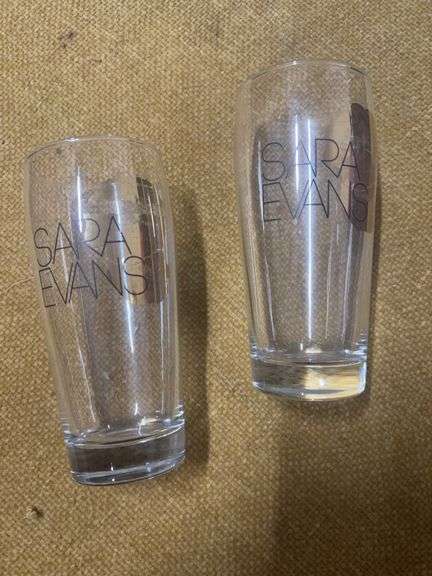 TWO SARA EVANS GLASSES image