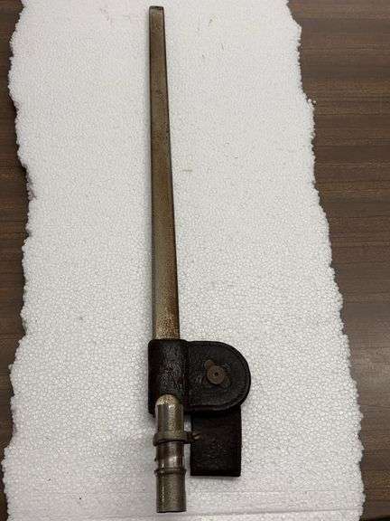 US Military Rifle Bayonet with Scabbard image