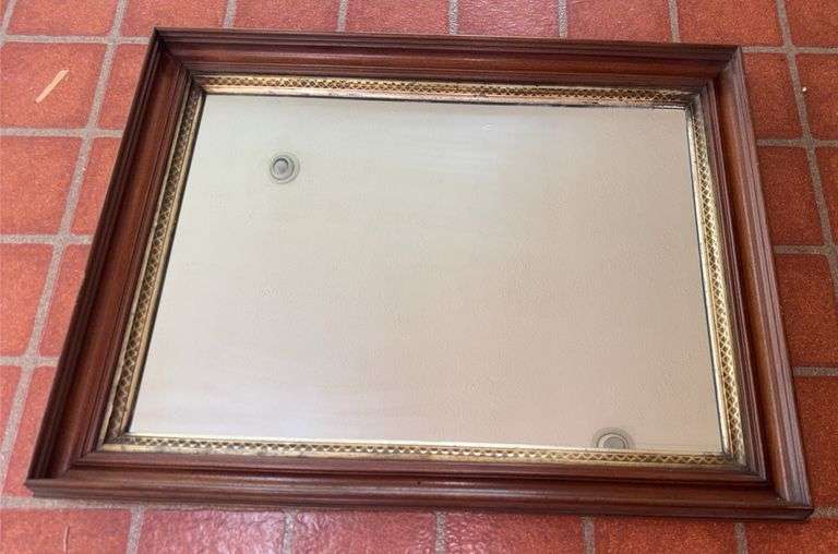 Framed Wall Mirror image