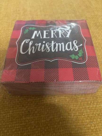 50 NEW MERRY CHRISTMAS NAPKINS image