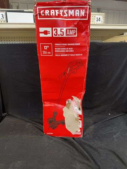 Craftsman 3.5 Amp Corded String Trimmer Edger 12 inch Cutting Swath