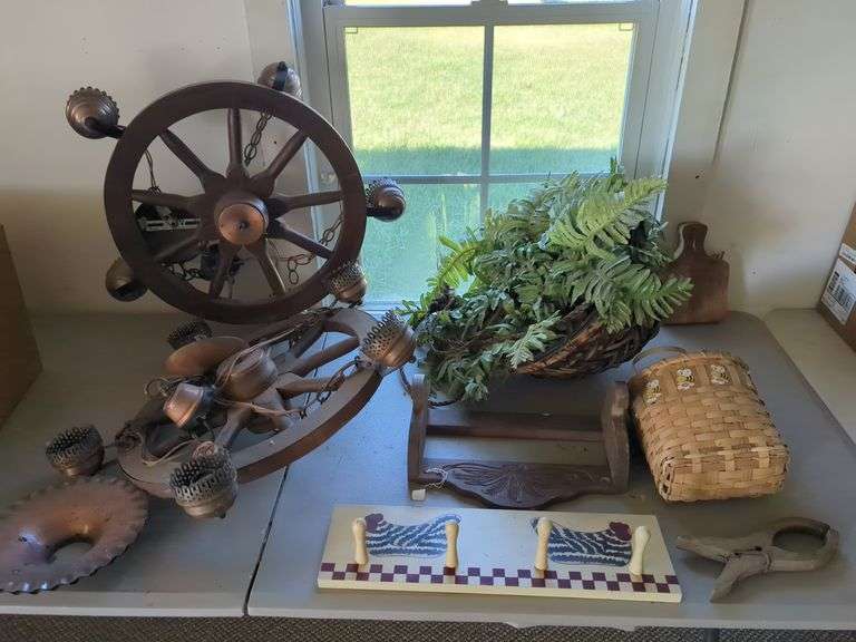 Home Decor: Chandeliers, Fern, Baskets, and More