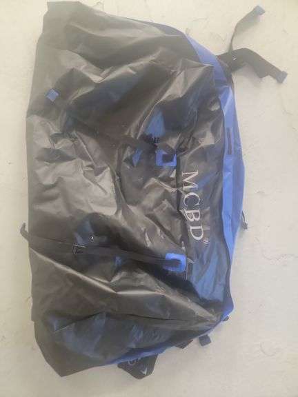 MCBD Black and Blue Dry Duffel Backpack image