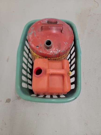Two Assorted Gasoline Cans image