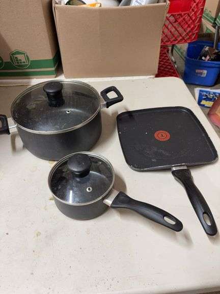 3- PIECES OF T-FAL- COOKWARE image