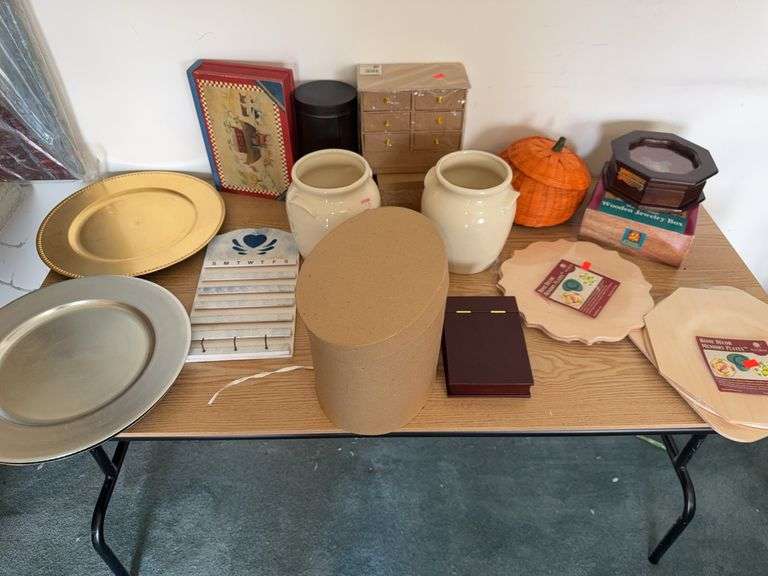 Wooden Craft Supplies, Chargers, Home Decor