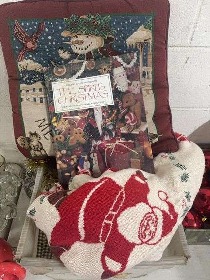 TOTE OF CHRISTMAS DECOR image