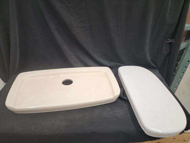 Two Piece Toilet Tank Lid and Cover image