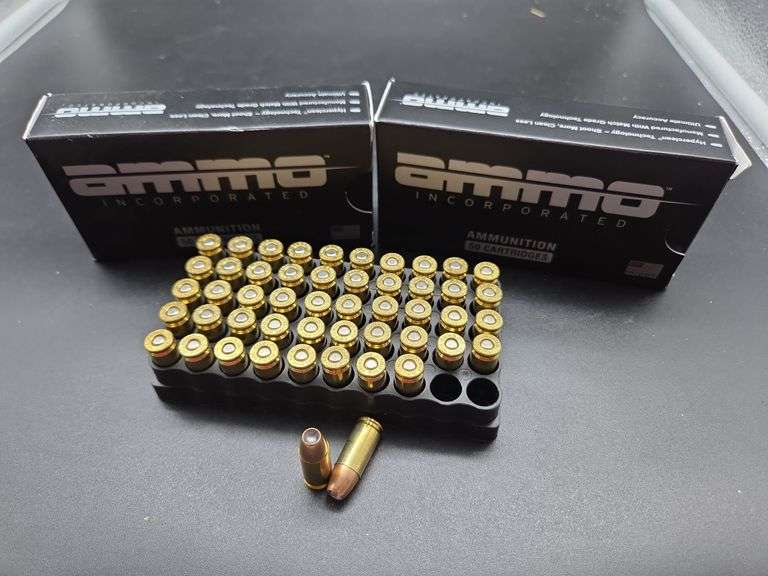 Ammo Incorporated 9mm Luger Ammunition - 2 Boxes of 50 Cartridges image