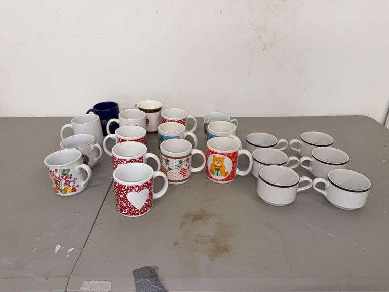 Assorted Ceramic Coffee Mugs image