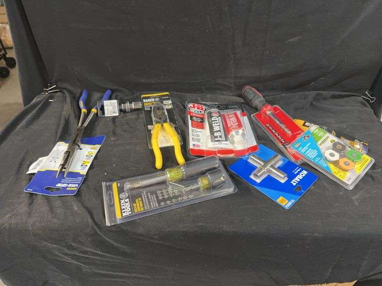 Hand Tools: Klein Tools, Vise-Grip, Kobalt, J-B Weld, Dasco