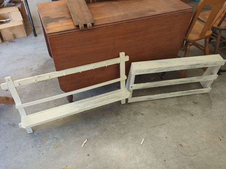 Wooden Shelf Rack and Wall Shelf image