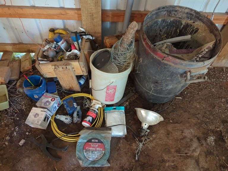 Assorted Tools and Farm Supplies