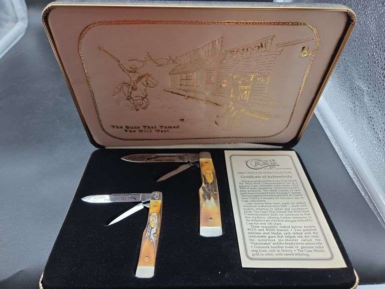 Case XX The Guns That Tamed The Wild West Commemorative Knife Set image