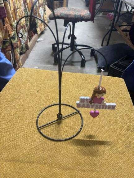 NUMBER ONE BABYSITTER ORNAMENT AND ORNAMET HANGER image