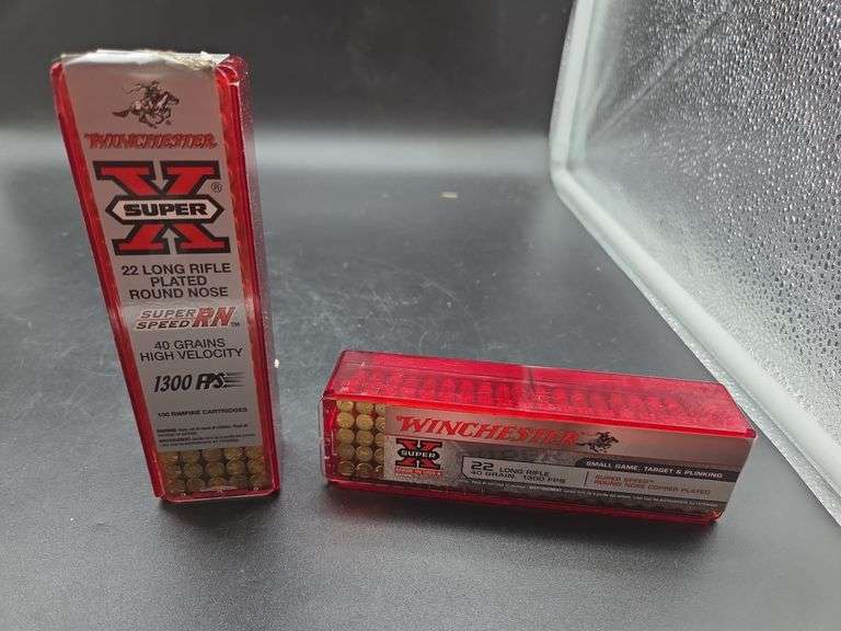 Winchester Super X .22 LR Ammunition, 40 Grain, 1300 FPS, Two Boxes image