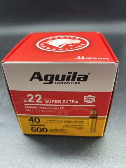 Aguila .22 Super Extra Ammunition - 500 Cartridges image