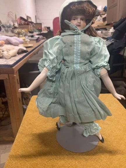 OLD VINTAGE PORCELAIN DOLL image