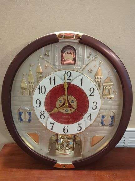 Seiko Melodies in Motion Wall Clock QXM565BRH image