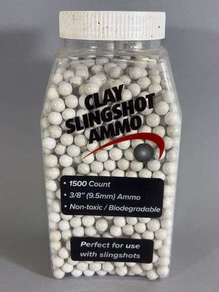 DAC Technologies Clay Slingshot Ammo - 1500 Count image